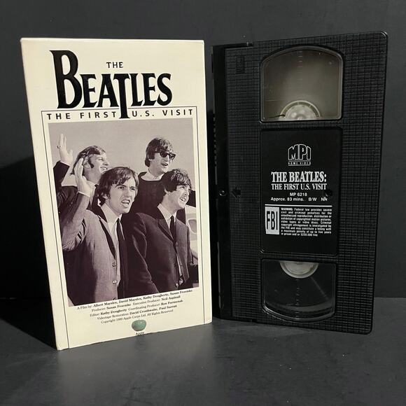 The Beatles: The First U.S. Visit VHS (1991 MPI Home Video, Apple Corps) Rare - Picture 3 of 6